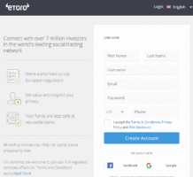 Plateforme eToro 